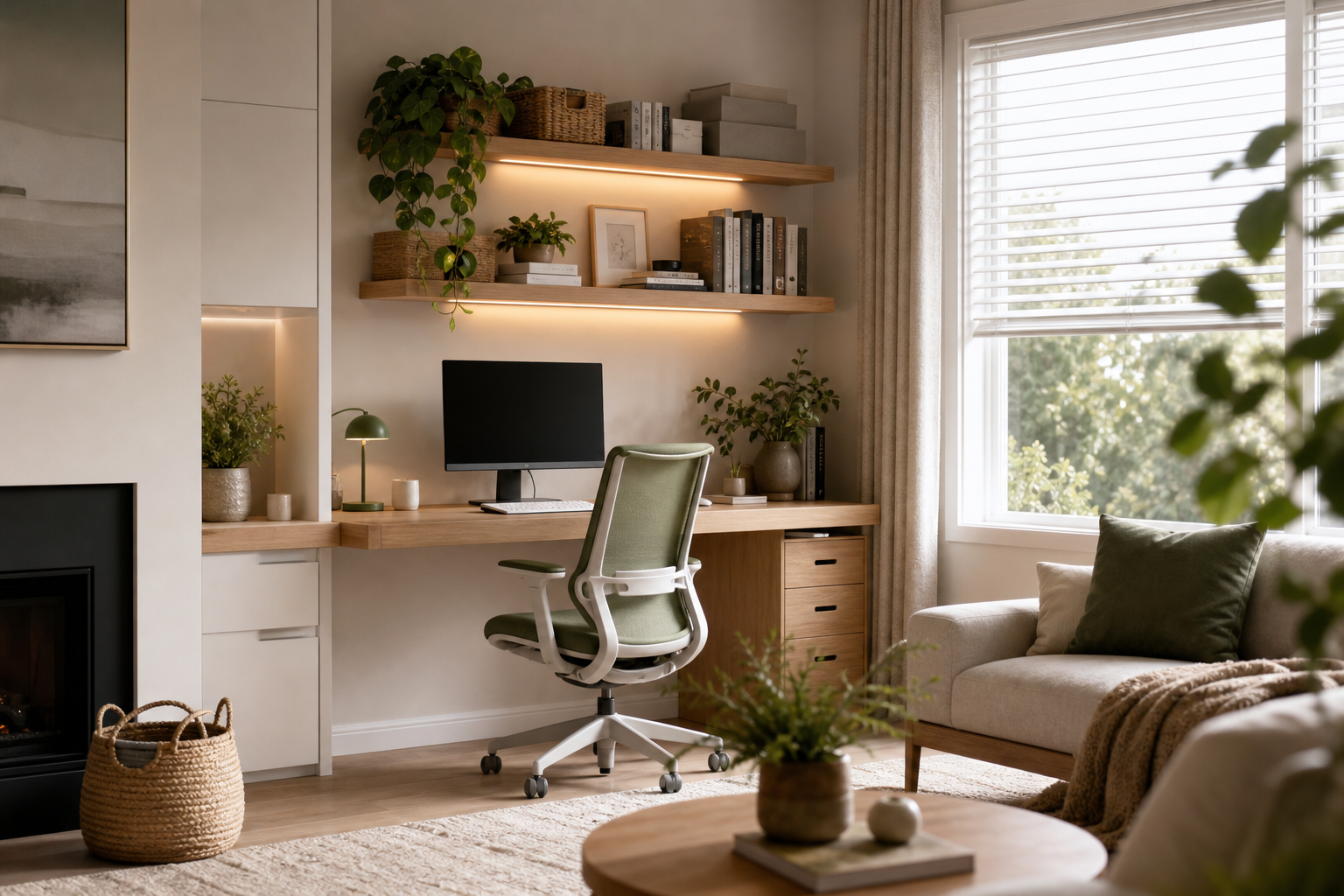 Angolo studio in casa
